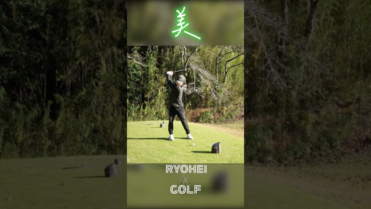 #ゴルフ #ゴルフスイング #スローモーション