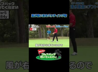 風が強い日のパッティング術／武井壮のゴルフバッグ担いでください/#武井壮#プロキャディー #golf #ゴルフ #shorts #切り抜き #プロゴルファー#アントキの猪木