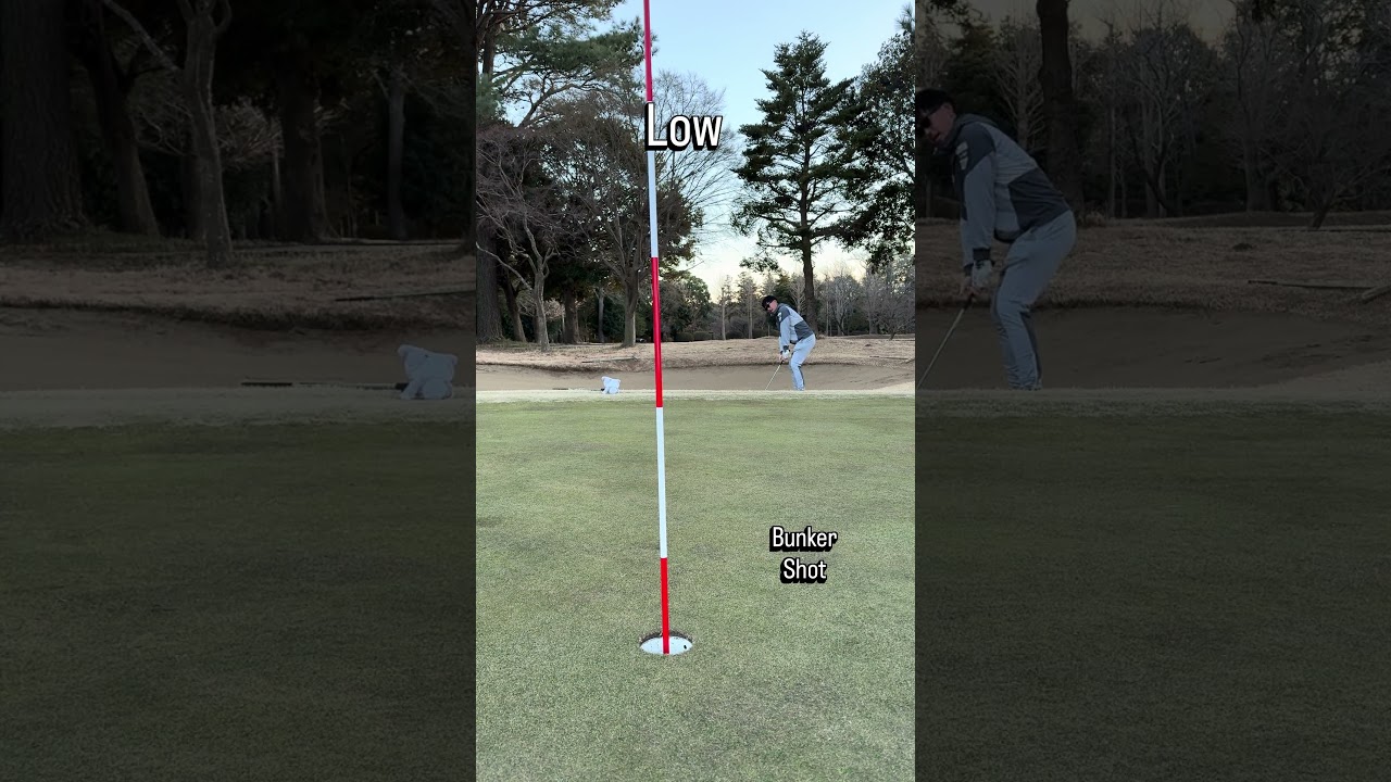 Bunker Shot（High &Low）#ゴルフ #ゴルフレッスン #ゴルフレッスン #大西翔太 #golf