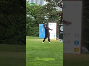 윤화영 권서연 안선주) 3명의 프로들의 스윙궤적 #koreagolf #golf #golfswing #장타의조건 #골프스타 #정타연습 #눈호강