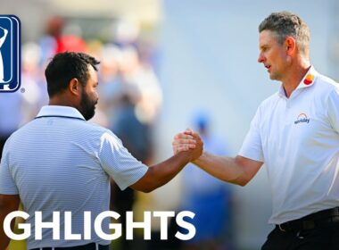 Every shot from dramatic three-hole playoff at the FedEx St. Jude Championship | 2025