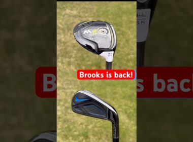 Brooks Koepka is back in action on the PGA Tour this week, and so is his trusty 3 wood and 3 iron.