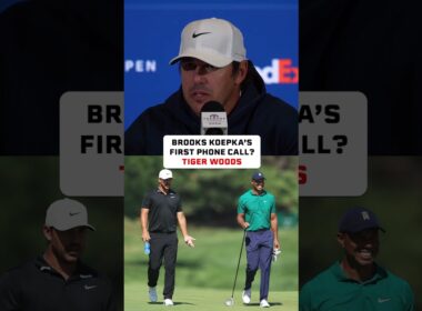 Brooks Koepka’s first call after his separation from LIV Golf? Tiger Woods.