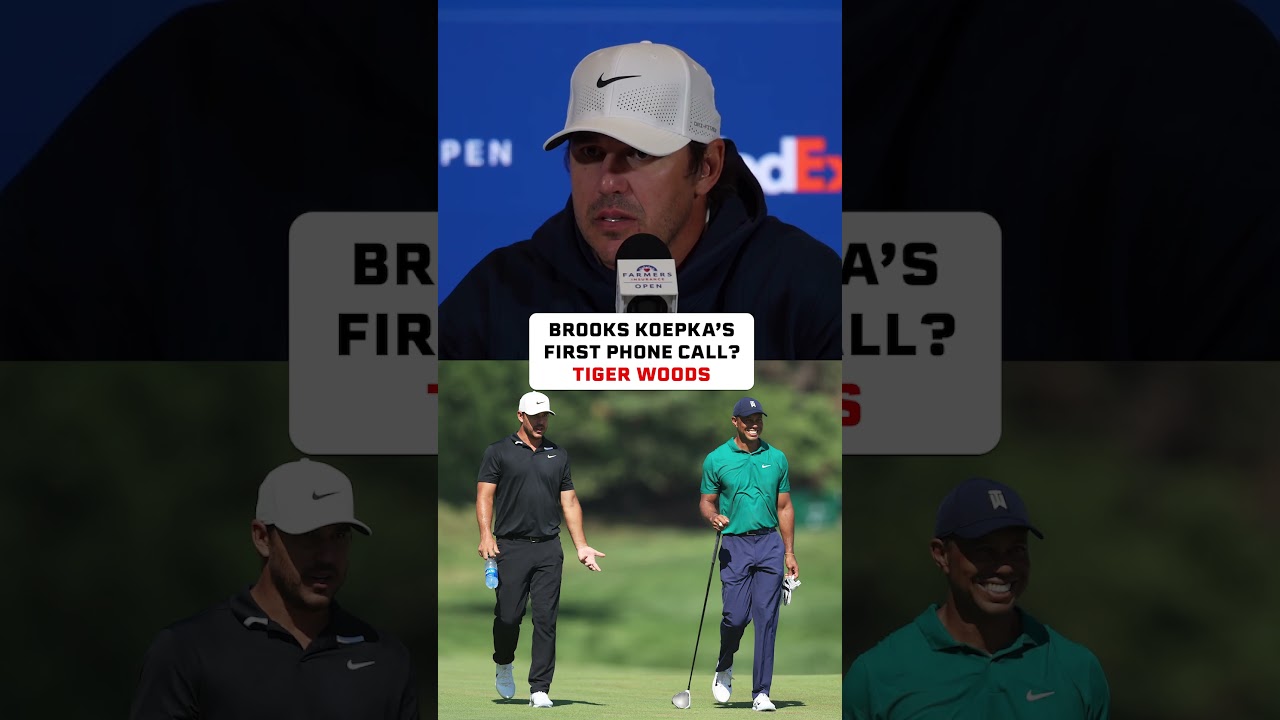 Brooks Koepka’s first call after his separation from LIV Golf? Tiger Woods.