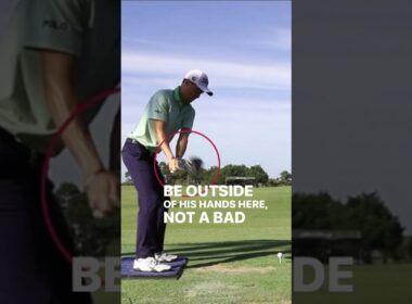 Justin Thomas’ Wide Takeaway for Power ⛳️ #GolfSwing #GolfTips