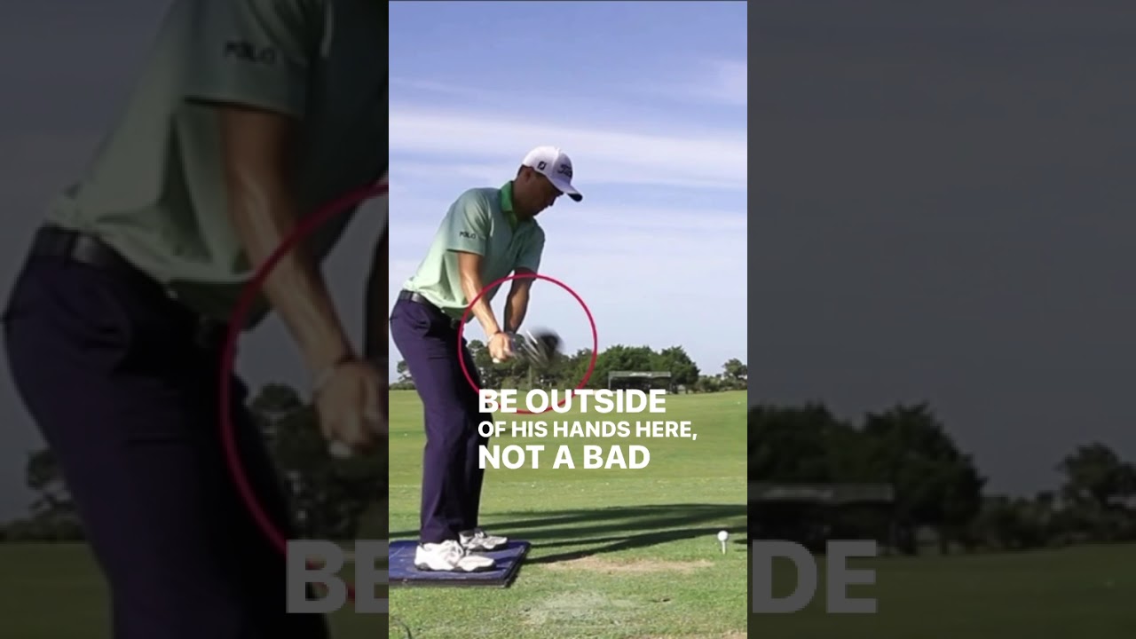 Justin Thomas’ Wide Takeaway for Power ⛳️ #GolfSwing #GolfTips