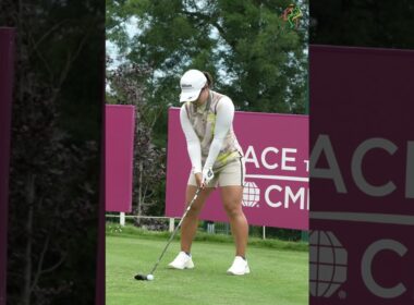 畑岡奈紗の安定感のあるスイング