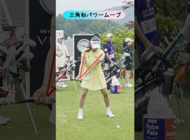 テイクバックで三角形を完璧にキープ / ノ・スンヒ