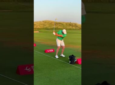 Rory McIlroy On The Range