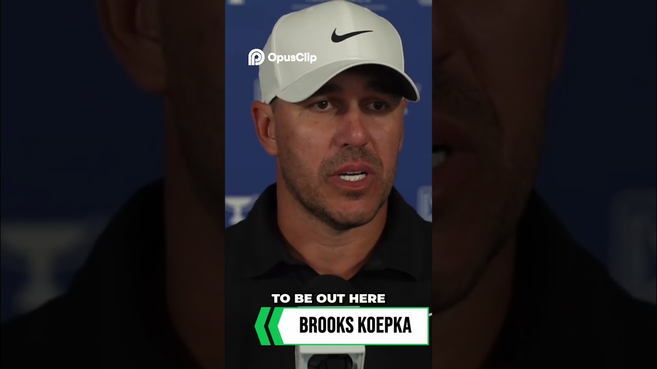 Brooks Koepka On Falling Back In Love With Golf: “I’m Just Grateful To Be Out Here”