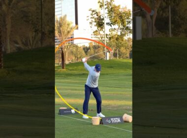 Rory Mcilroy 3D Swing Tracer via Shot Tracer app.