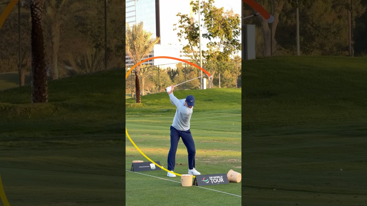 Rory Mcilroy 3D Swing Tracer via Shot Tracer app.