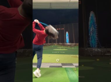 【元女子ドラコン世界チャンピオン】ドライバーでヘッドスピードを上げて飛距離を伸ばすスイングのコツは〇〇！？　ゴルフレッスン　スライス防止　筋トレ　#short #shorts #shortsvideo