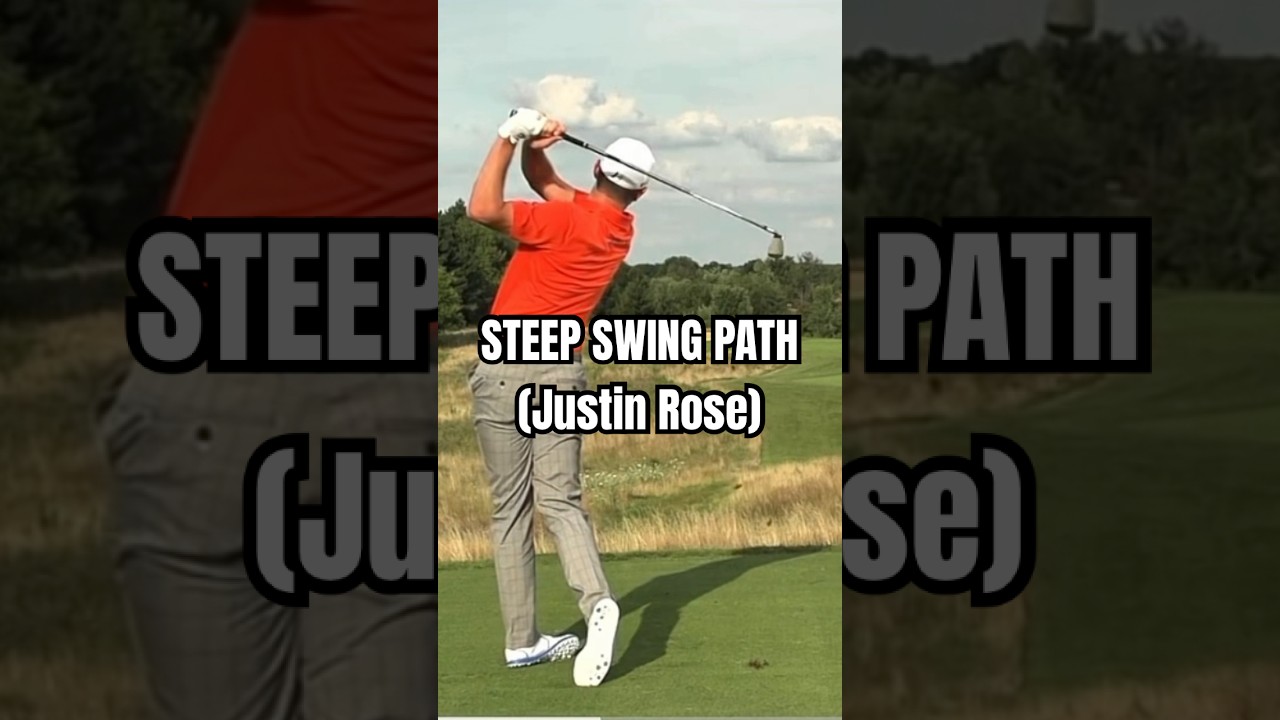 New world #3 Justin Rose on how to hit it straight with a steep swing path