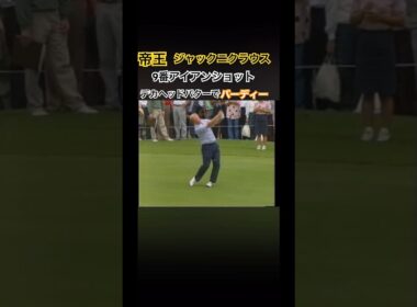 帝王ジャックニクラウス✨9番アイアンショット！デカヘッドパターでバーディー #ゴルフ #golf #ジャックニクラウス