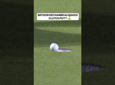 Bryson sinks putt from DOWNTOWN 🤯 #brysondechambeau #LIV #golf #putt