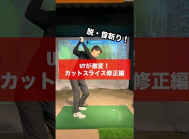 【ゴルフ物理】首斬りカットスライスを直してみた