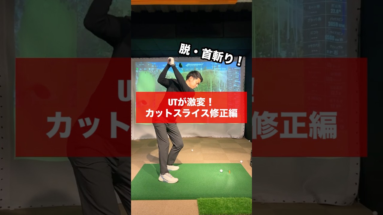 【ゴルフ物理】首斬りカットスライスを直してみた