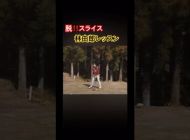 脱‼️スライス　林由郎レッスン #ゴルフ #golf #林由郎