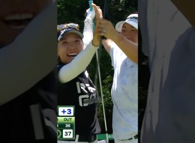 【仁井優花】ホールインワンに喜び爆発 | アース・モンダミンカップ