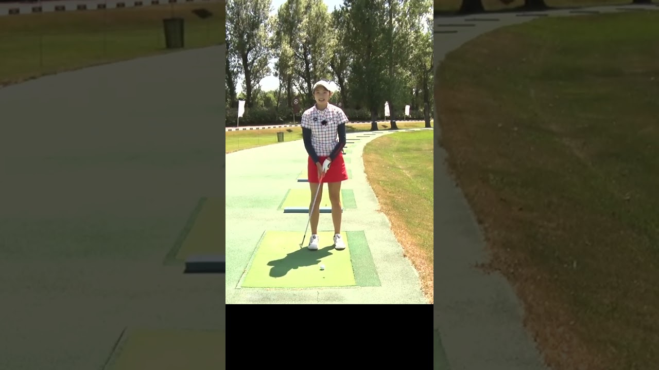 スイングの基本はウェッジで作る #ゴルフレッスン #三浦桃香 #女子ゴルフ #golf