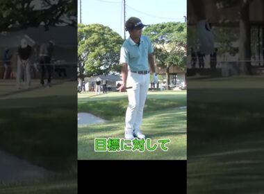 アプローチで重要なのは利き手のイメージ #ゴルフレッスン #アプローチ #ゴルフ #浅地洋佑