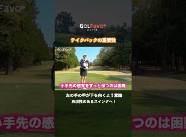 テイクバック軌道が安定するコツと練習方法【ゴルファボ】【立浦葉由乃】