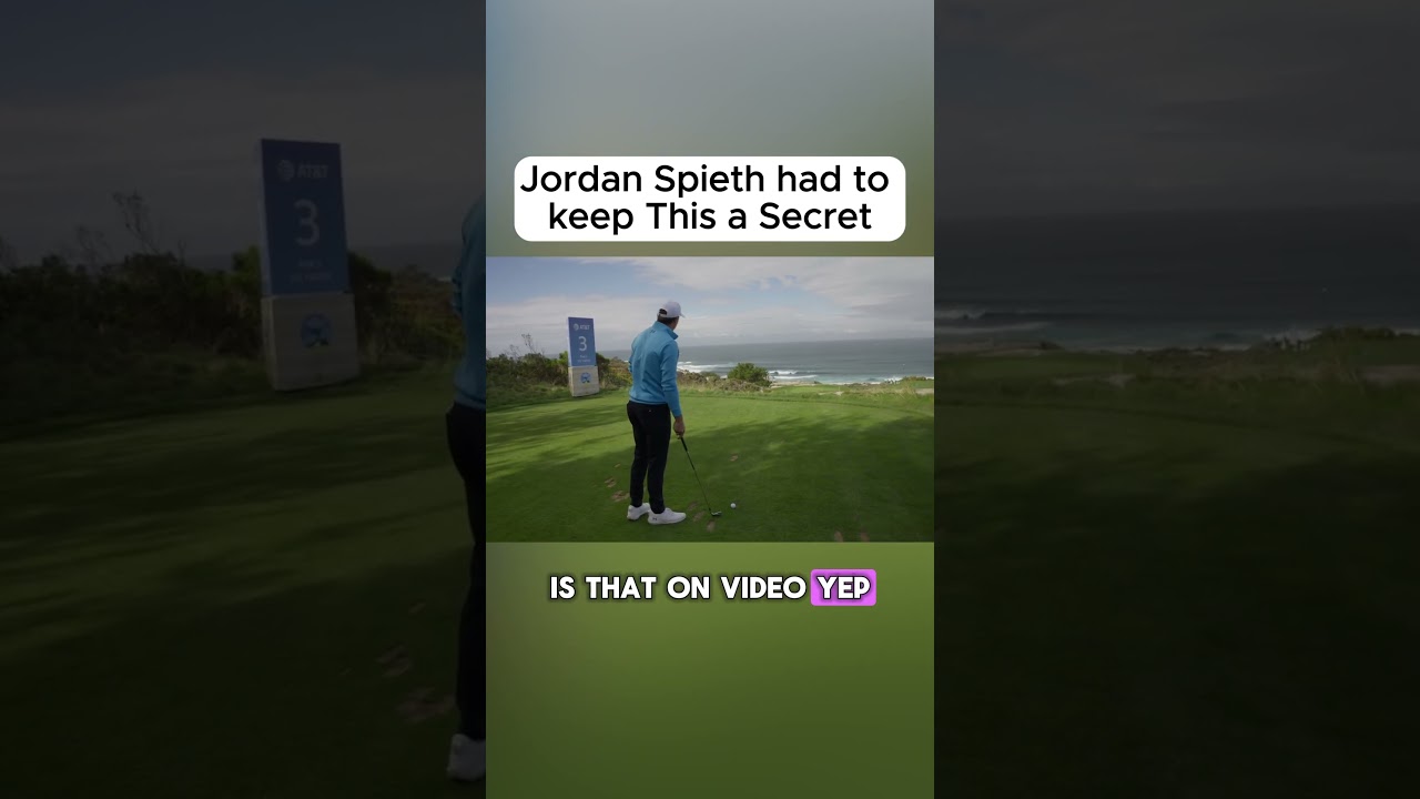 Jordan Spieth has a BIG SECRET 🤫 #golf #shorts #secret #pgatour @NoLayingUp