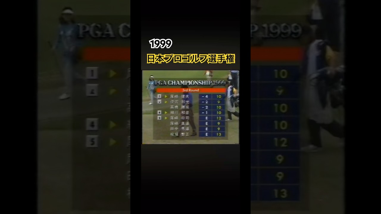 1999 日本プロゴルフ選手権 #ゴルフ #golf