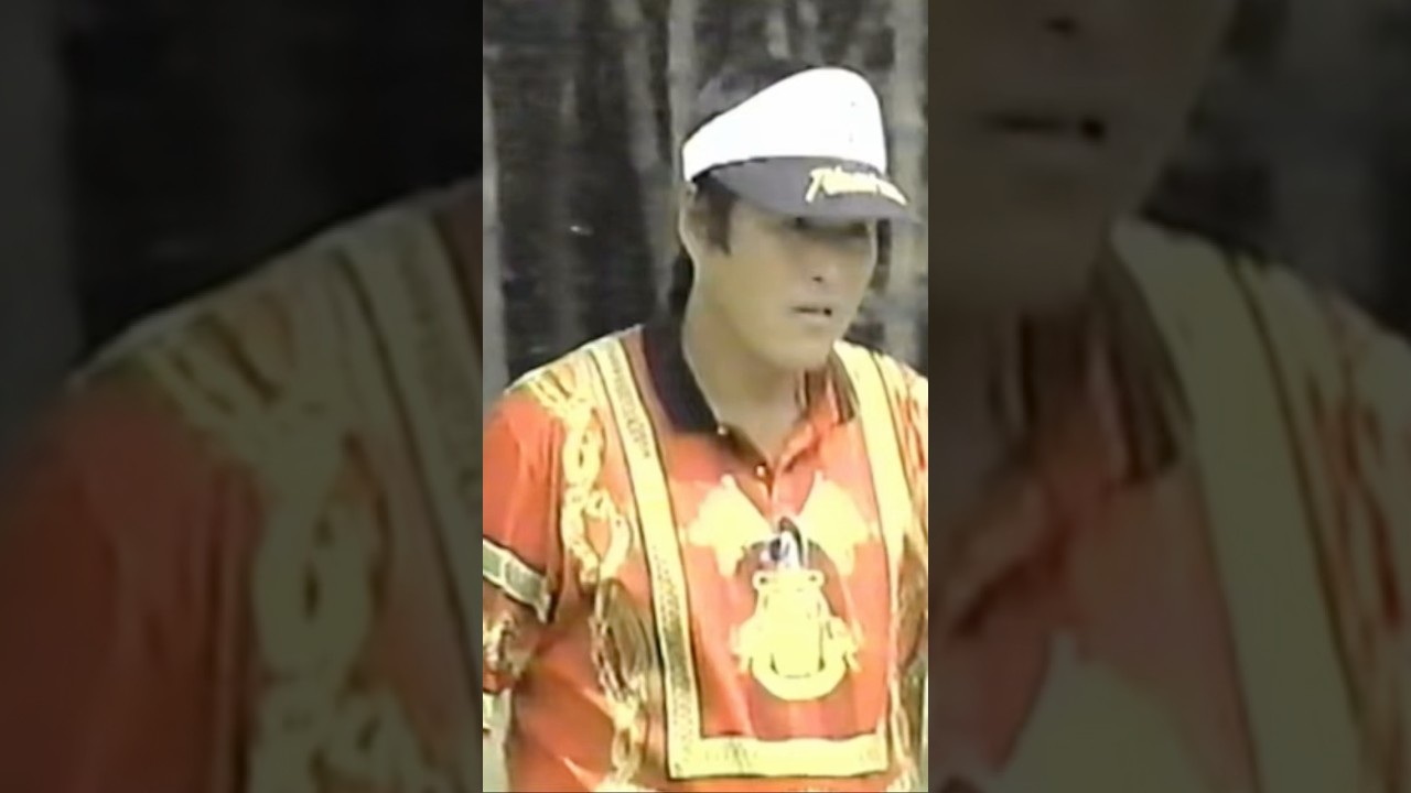 ジャンボ尾崎プロのアプローチ⛳️1996JCBクラシック仙台 #ゴルフ #golf #アプローチ #ジャンボ尾崎