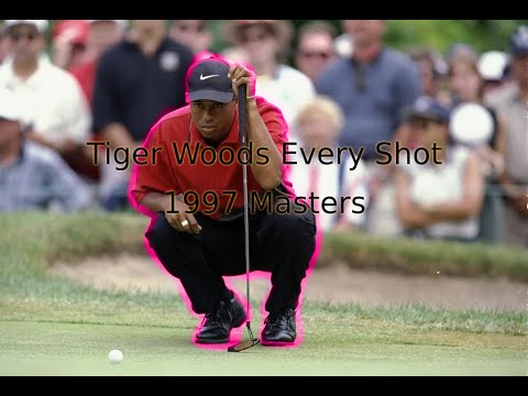 Tiger Woods every shot 1997 Masters back nine