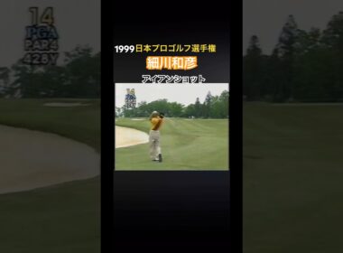 1999日本プロゴルフ選手権 細川和彦プロ　アイアンショット #ゴルフ #golf #細川和彦