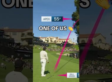 Even Tiger Woods shanks it 🫣