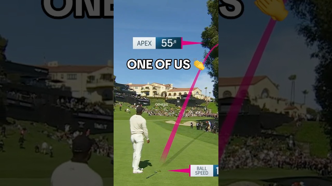 Even Tiger Woods shanks it 🫣