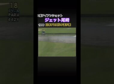 2番アイアンショット ジェット尾崎プロ　1999日本プロゴルフ選手権 #ゴルフ #golf #ジェット尾崎