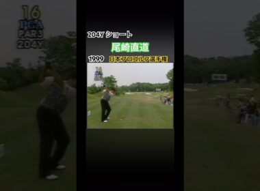 204Y ショート　尾崎直道プロ 1999日本プロゴルフ選手権 #ゴルフ #golf #尾崎直道
