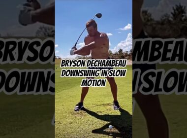 Bryson Dechambeau Downswing in Slow Motion