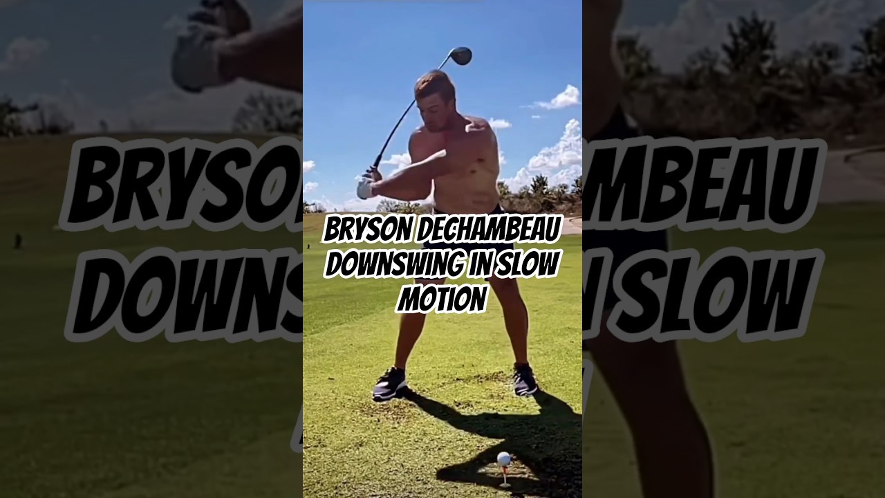 Bryson Dechambeau Downswing in Slow Motion