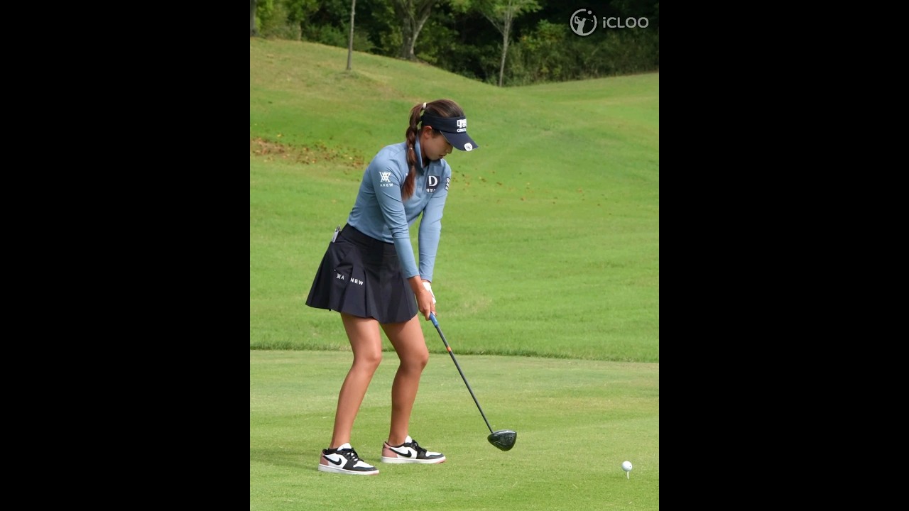 All the energy is gathered in the impact. She is Yealimi Noh, LPGA tour professional.