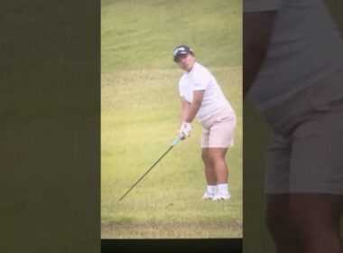 【鈴木愛】ラフからツーオンに成功‼️ガッツポーズで喜ぶ💪 #ゴルフ #golf #ツーオン #ガッツポーズ