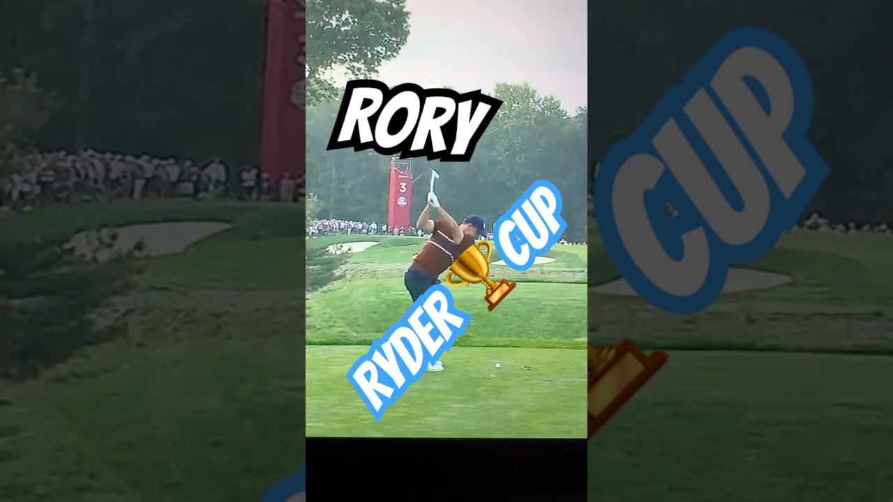 RORY MCILROY RYDER 🏆CUP 2025 laser irons #golf #video #shorts #rydercup