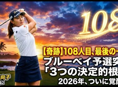 渋野日向子ブルーベイで覚醒　108人目の奇跡