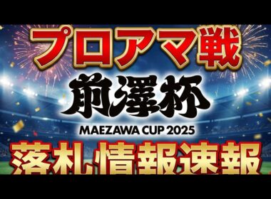 前澤杯がやばい！100万円でプロと回れるプロアマ戦【全選手・価格一覧】