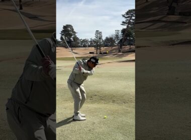 ゴルフは距離感🏌️‍♂️60yd 56°のアプローチ #ゴルフ #ゴルフスイング #アプローチ