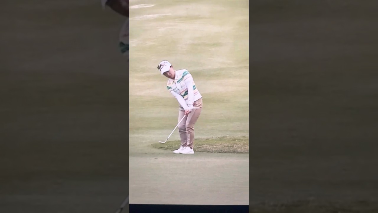 【永井花奈】ダイキンオーキッドレディス　チップインバーディー　#ゴルフ #golf #チップイン