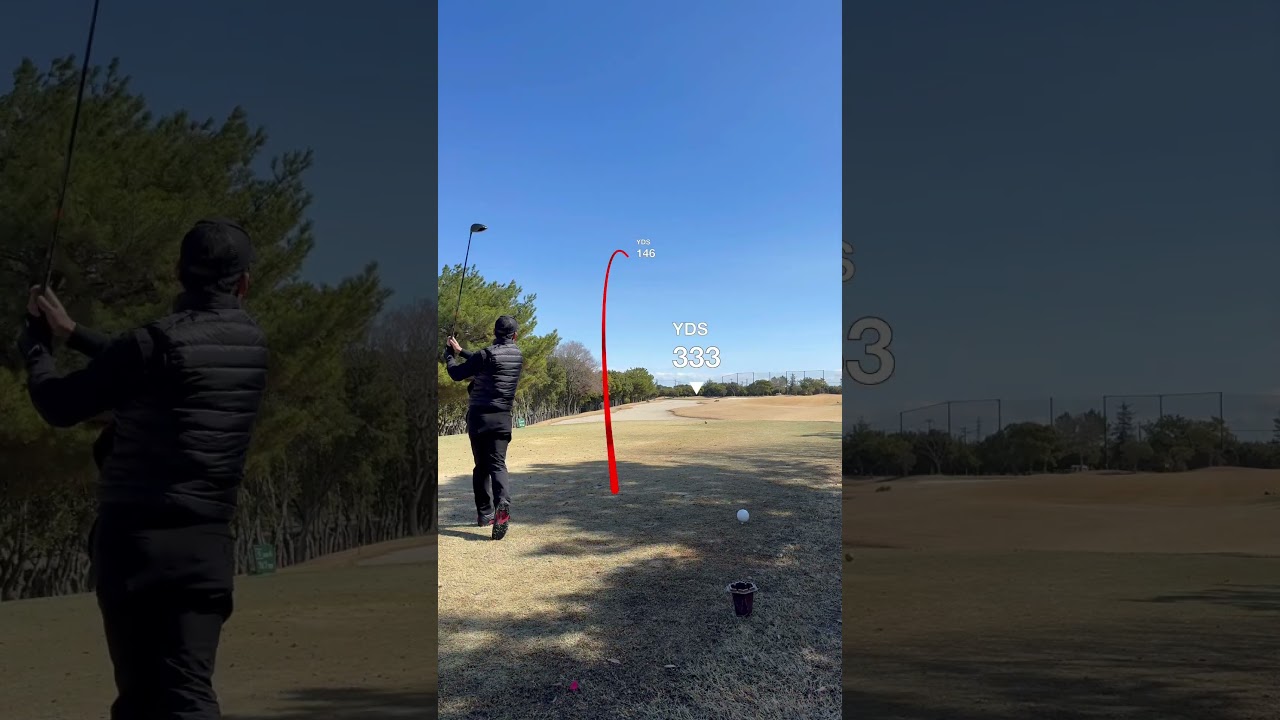 10年以上ゴルフやってますが最大級の暴風です🌪️ #ゴルフ #ローリーマキロイ