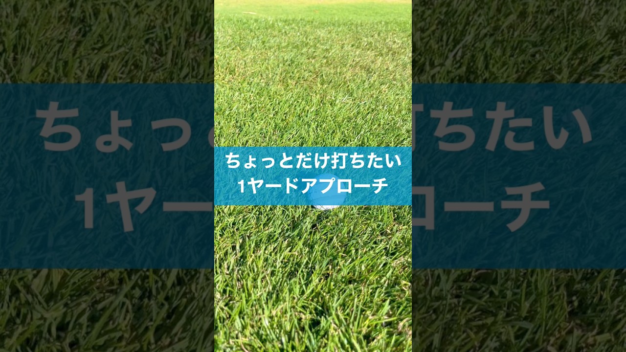 ちょっとだけアプローチはこれで失敗しない　#スイング #ゴルフ #アプローチ #golf