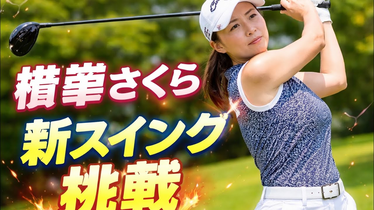 驚きの決断！横峯さくらが新スイングに挑戦｜進化するベテランの第二章