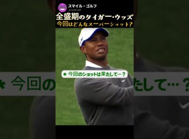 タイガー・ウッズの芸術的なショットをご覧ください。
