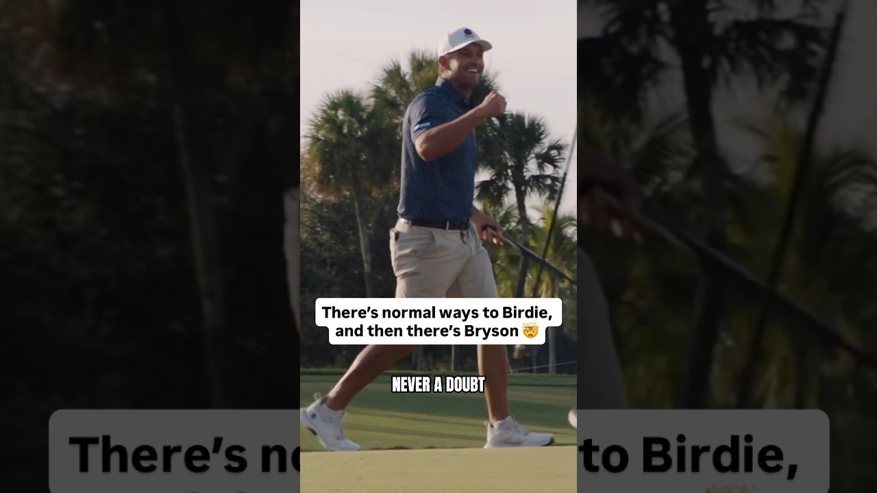 Bryson DeChambeau is just different 🤯 #golf #LIVGolf